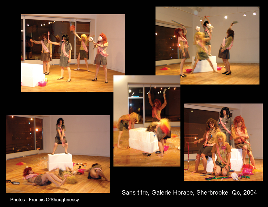 Massacre 2, Galerie Horace, Sherbrooke, 2004