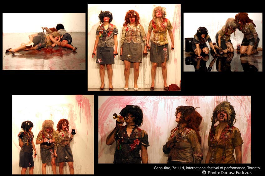 7a*11d, International festival of performance art, Toronto, 2006